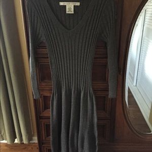 Max Studio Gray Sweater Dress